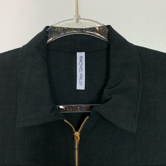 NWOT RACHEL PALLY Rocco Jumpsuit Black Linen - Picture 5 of 6